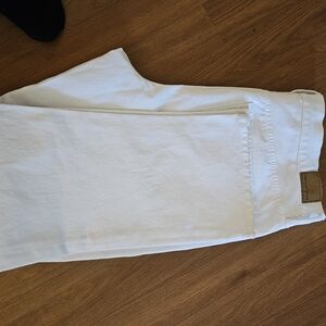 American Eagle Outfitters White Denim Jacket